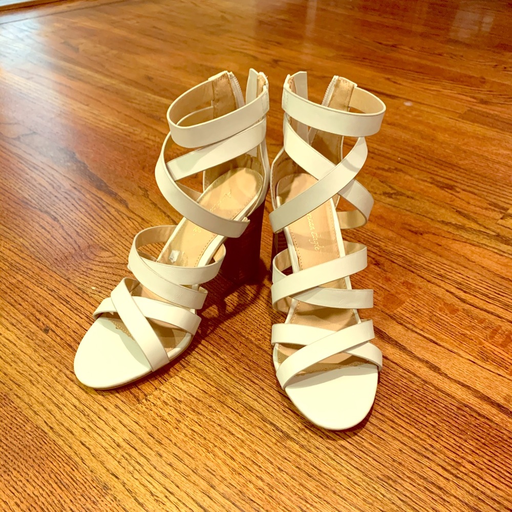 Strappy Chunky Heel Sandal